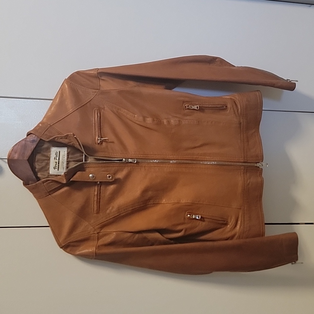 Leather jacket size M.